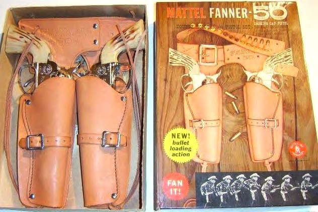 Mattel-Fanner-50-leather-holster-set