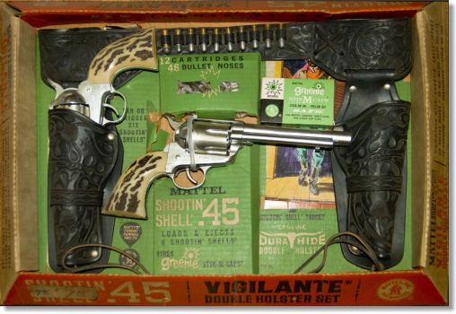 Mattel-vigilante-double-holster-toy-capgun-set